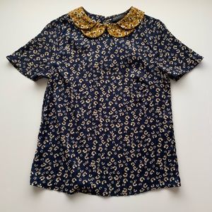 ModCloth Sugarhill Boutique Peter Pan collar top